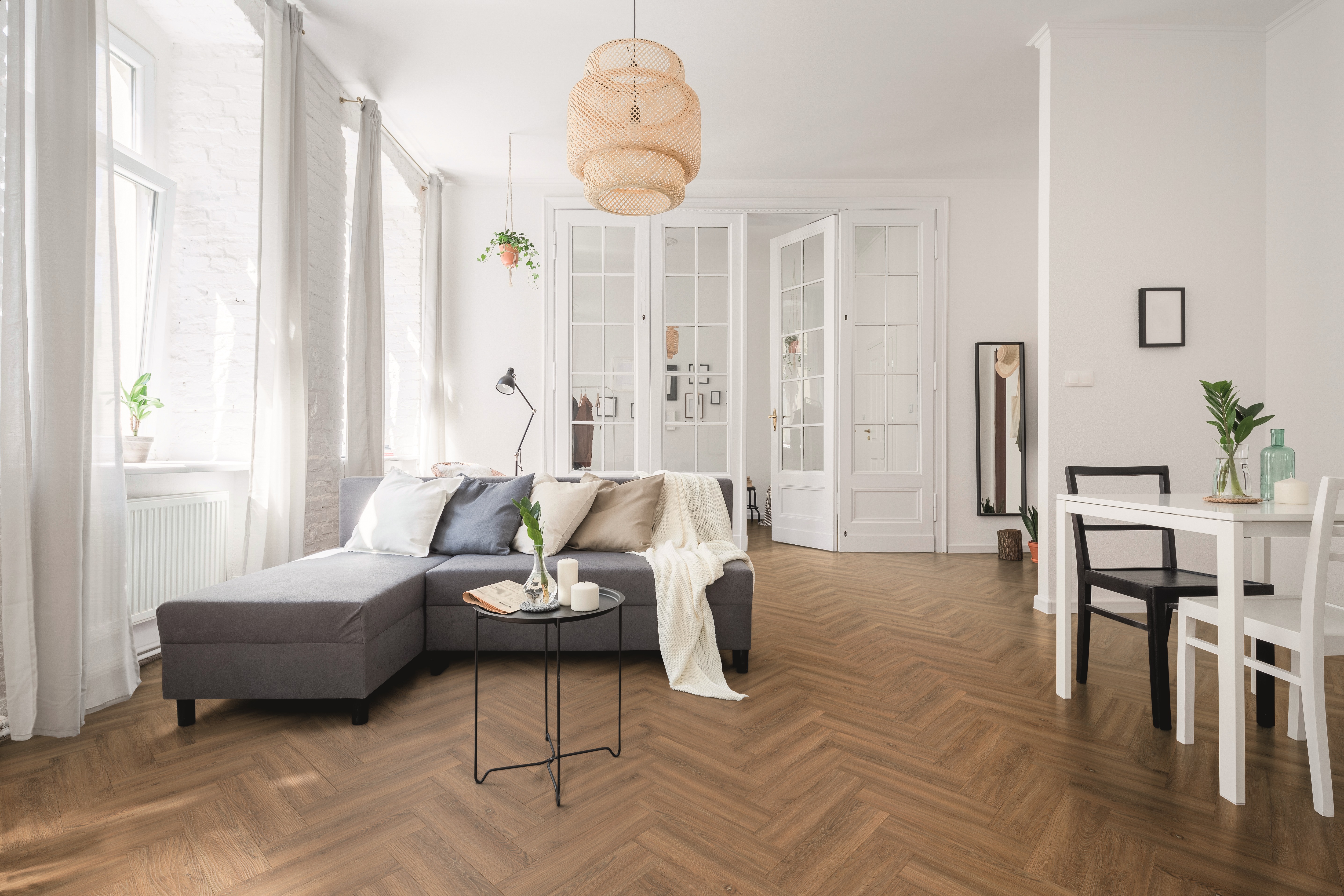 HERRINGBONE MOCHA (Living Room)