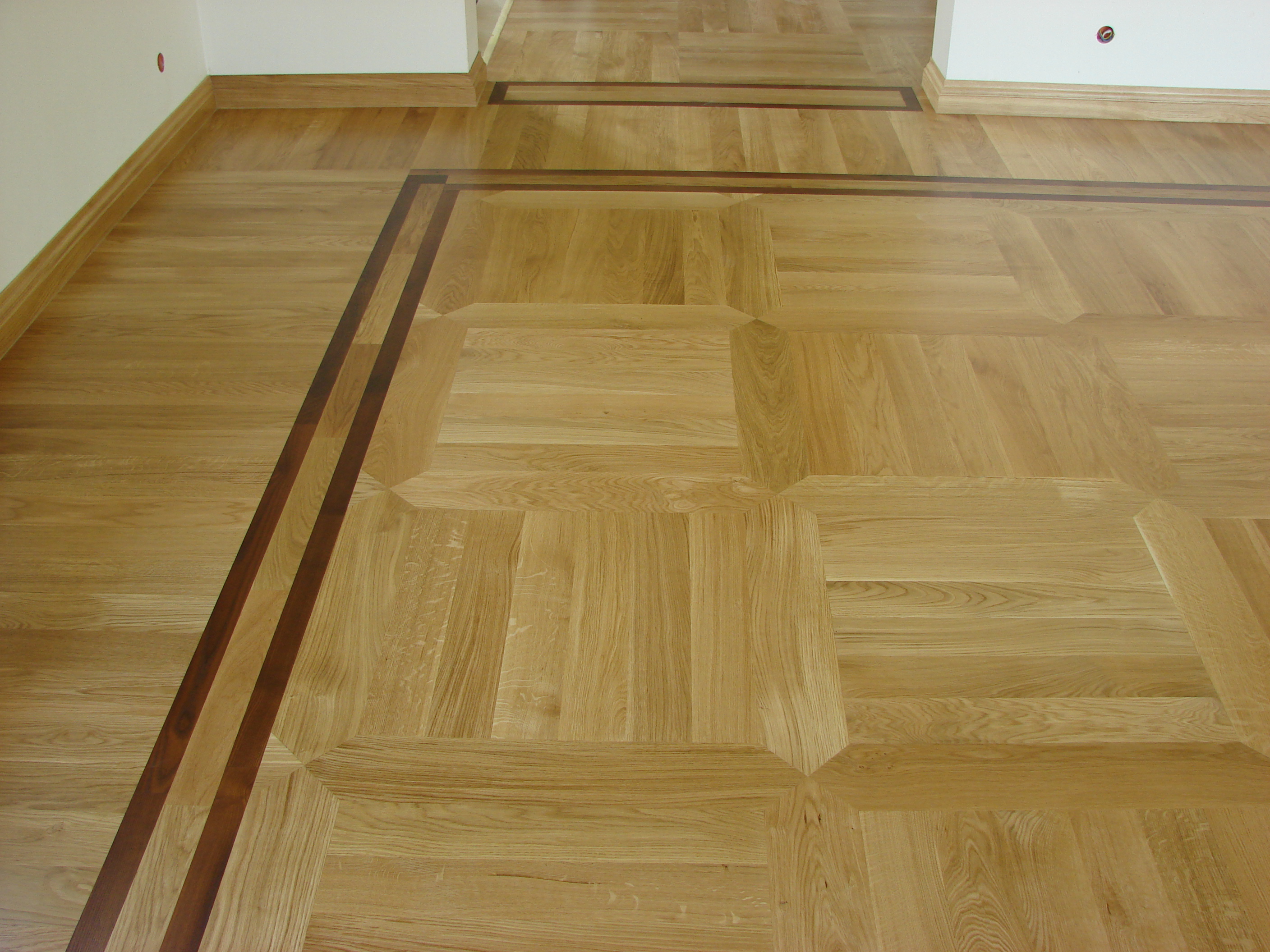 Parkiet taflowy Dąb z opaską